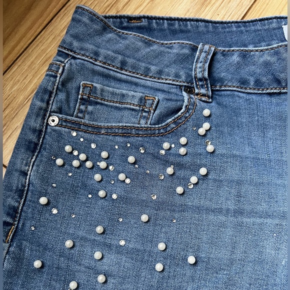 Lane Bryant Beaded Shorts - Picture 2 of 3